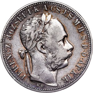 Franz Joseph I. (1848-1916) Forint 1884 KB
