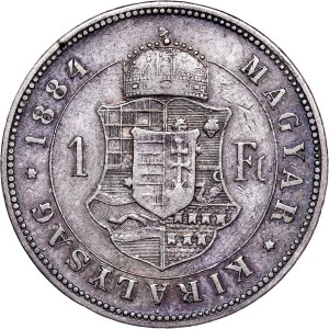 Franz Joseph I. (1848-1916) Forint 1884 KB