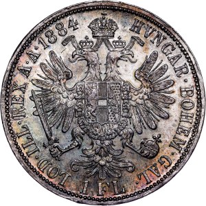 Franz Joseph I. (1848-1916) Gulden 1884 Vienna