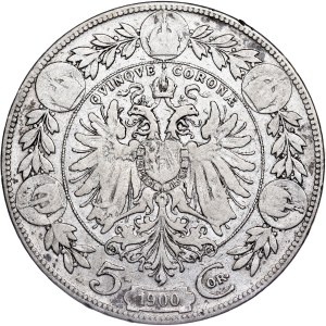 Franz Joseph I. (1848-1916) 5 Corona 1900