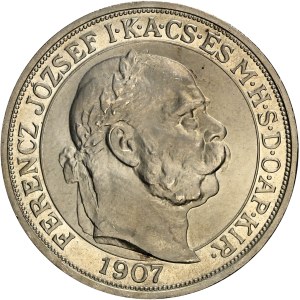 Franz Joseph I. (1848-1916) 5 Korona 1907 KB