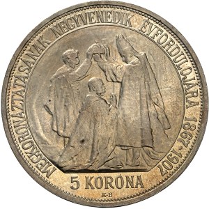 Franz Joseph I. (1848-1916) 5 Korona 1907 KB