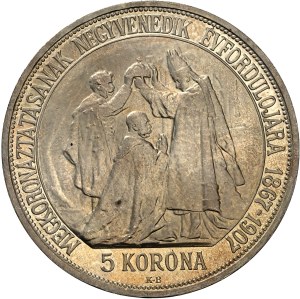 Franz Joseph I. (1848-1916) 5 Korona 1907 KB
