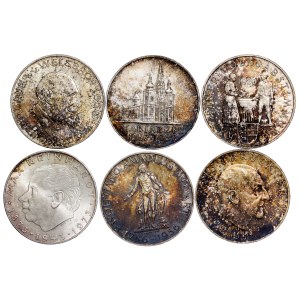 Austria - Silver 25 Schillings LOT - 6 pcs