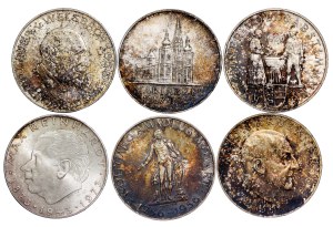 Austria - Silver 25 Schillings LOT - 6 pcs