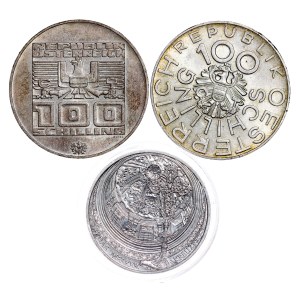 Austria - Silver Coin LOT - 3 pcs