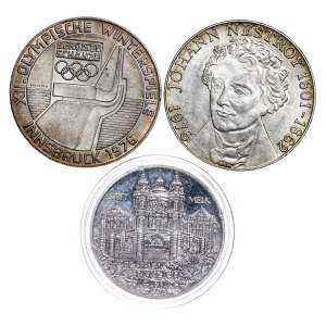 Austria - Silver Coin LOT - 3 pcs