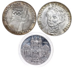 Austria - Silver Coin LOT - 3 pcs
