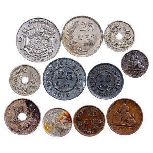 Belgium - Coin LOT - 11 pcs