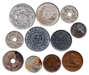 Belgium - Coin LOT - 11 pcs