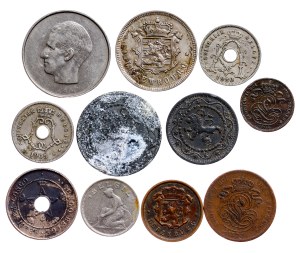 Belgium - Coin LOT - 11 pcs