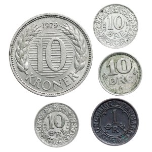 Danmark Coin LOT - 5 pcs