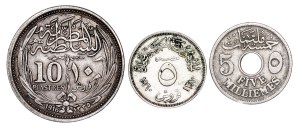 Egypt Coin LOT - 3 pcs