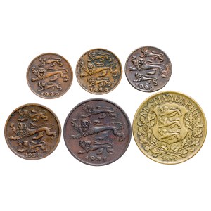 Estonia Coin LOT - 6 pcs