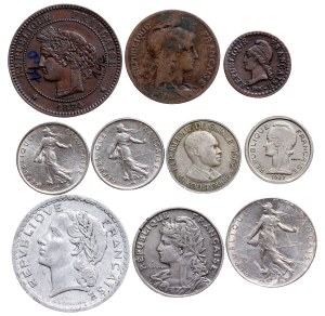 France - Coin LOT - 10 pcs