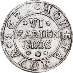 German States - 6 Mariengroschen 1671