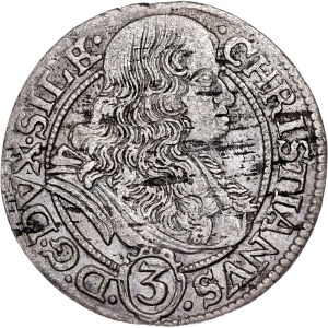 Olmütz - Charles II Liechtenstein (1664-1695) 3 Kreutzer 1670