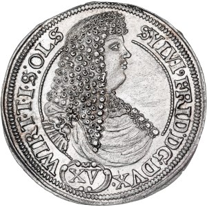 Württemberg-Öls - Sylvius Friedrich (1664-1697) XV Kreuzer 1675 S-P