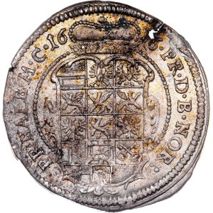 Brandenburg-Ansbach - John Frederick (16671686) 1/6 thaler 1676 Schwabach