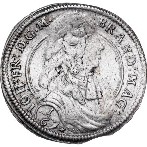 Brandenburg-Ansbach - John Frederick (16671686) 1/6 thaler 1678 Schwabach