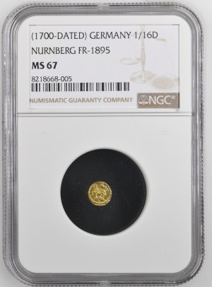 Nurnberg - 1/16 Ducat ND (1700)-N