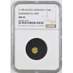 Nurnberg - 1/16 Ducat ND (1700)-N
