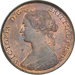Veľká Británia - Victoria 1/2 Penny 1861