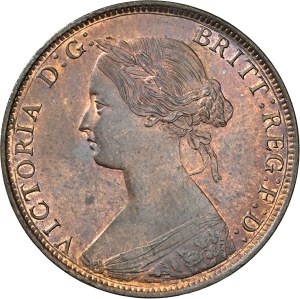 Great Britain - Victoria 1/2 Penny 1861
