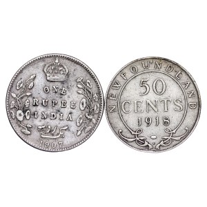 Great Britain - Silver coin LOT - 2 pcs