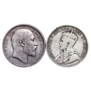 Great Britain - Silver coin LOT - 2 pcs