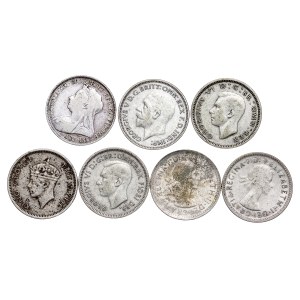 Great Britain - Coin LOT - 7 pcs
