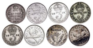 Great Britain - Coin LOT - 8 pcs