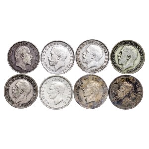 Great Britain - Coin LOT - 8 pcs