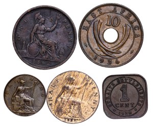 Great Britain - Coin LOT - 5 pcs