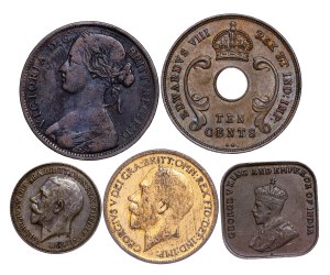 Great Britain - Coin LOT - 5 pcs