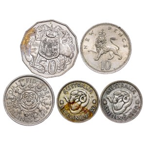 Great Britain - Coin LOT - 5 pcs