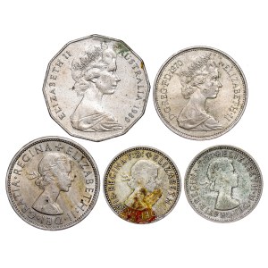 Great Britain - Coin LOT - 5 pcs