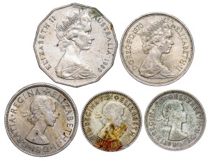 Great Britain - Coin LOT - 5 pcs