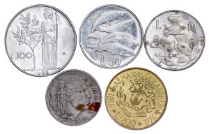 Italian States - Coin LOT - 5 pcs