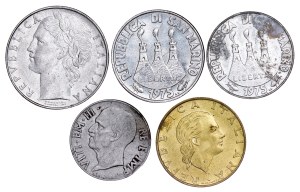 Italian States - Coin LOT - 5 pcs