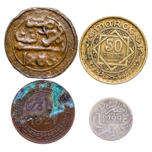 Morocco - Coin LOT - 4 pcs
