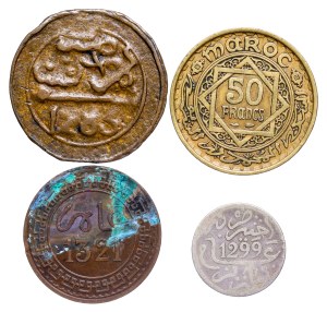 Morocco - Coin LOT - 4 pcs