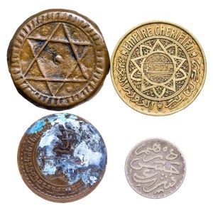 Morocco - Coin LOT - 4 pcs