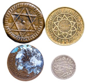 Morocco - Coin LOT - 4 pcs