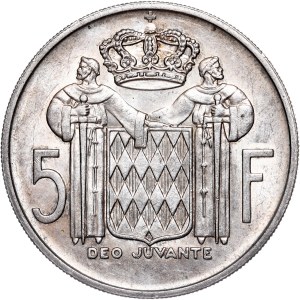 Monaco - Rainier III (1949-2005) 5 Francs 1960