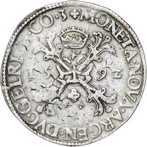 Netherlands, Gelderland - Philipp II, Thaler (Kruisrijksdaalder) 1592 Harderwijk