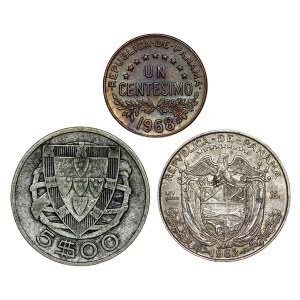 Panama, Portugal - LOT - 3 pcs