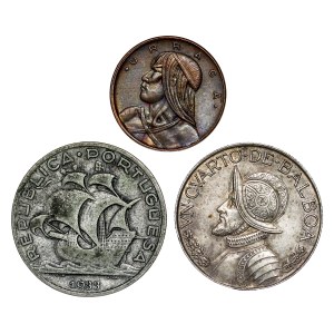 Panama, Portugal - LOT - 3 pcs