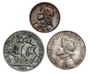 Panama, Portugal - LOT - 3 pcs