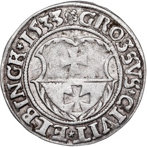 Poland - Sigismund I the Old, Groschen 1533 Elbing